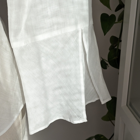 Ramie Linen Sheer Blouse - Picture 4 of 8